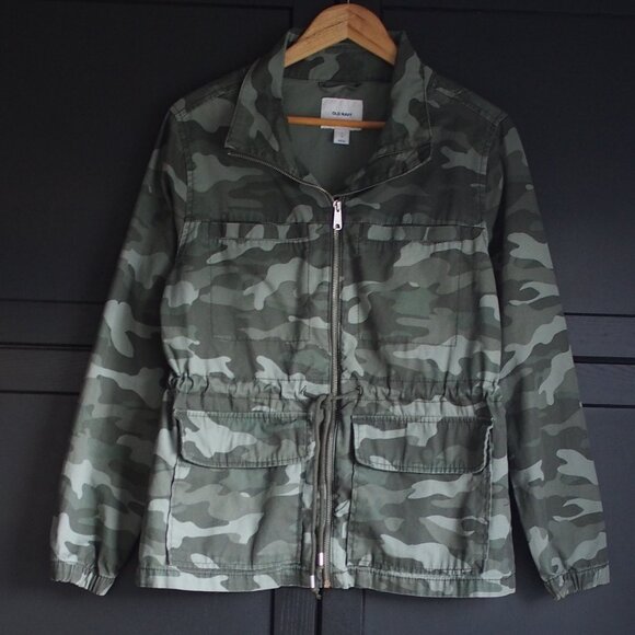 Old Navy | Camouflage Cotton Utility Jacket - Picture 1 of 6